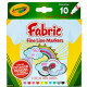 Markery do tkanin crayola 10 sztuk