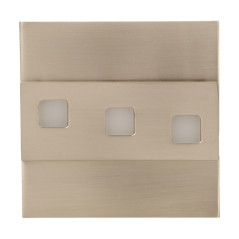 LEPUS LED 1,2W, väggmonterad trappbelysning, 12V DC, 100lm, 3000K, satin