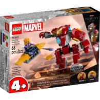 Klocki super heroes 76263 hulkbuster iron mana vs. thanos