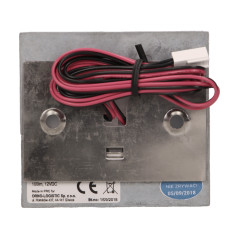 LYNX LED 1,2W, ytmonterad trappbelysning, 12V DC, 100lm, 3000K, vit