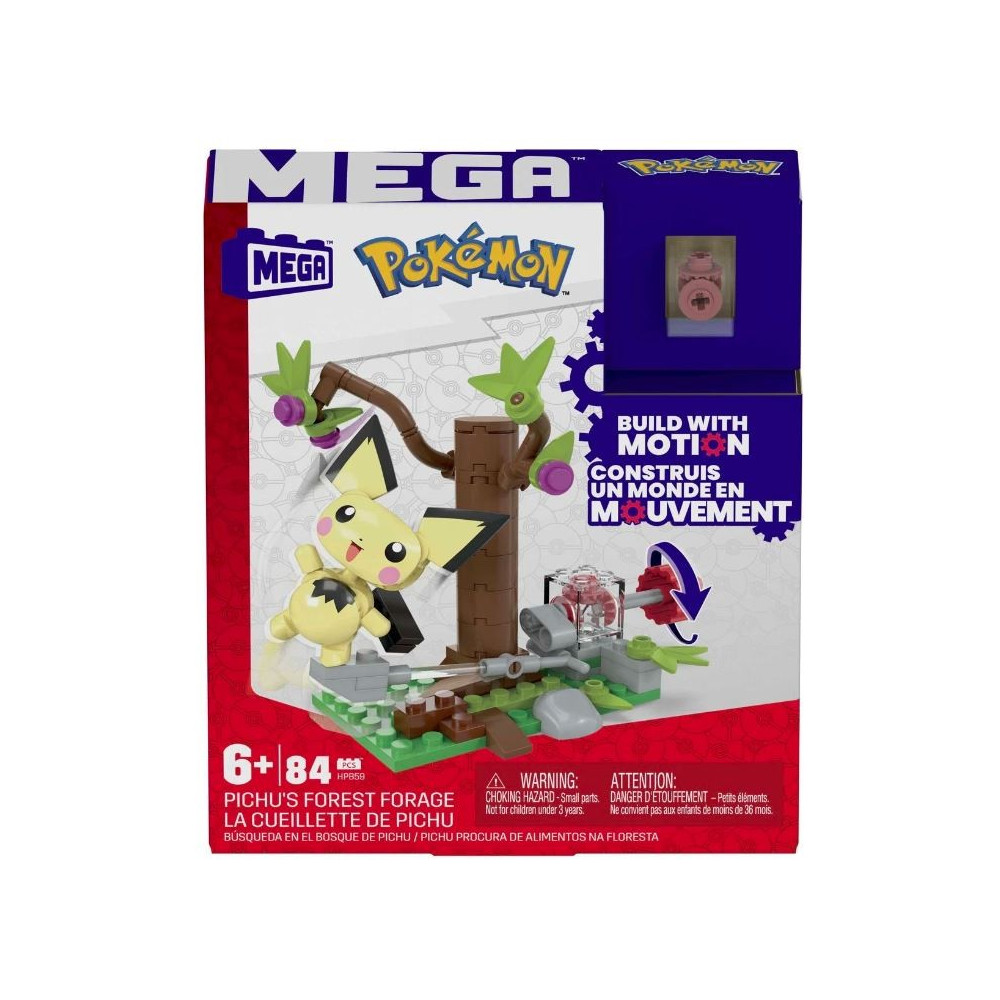 Byggsats Pokémon skogsäventyr Pikachu