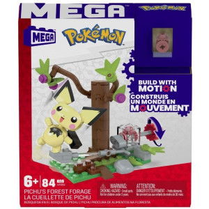 Byggsats Pokémon skogsäventyr Pikachu