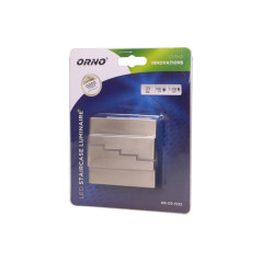 LYNX LED 1,2W, väggmonterad trappbelysning, 12V DC, 100lm, 3000K, satin