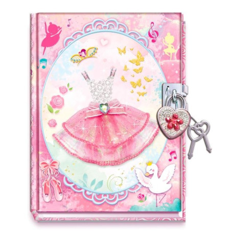 Pecoware dagbok med lås - klänning