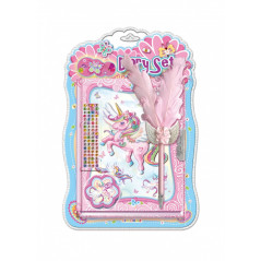 Dagbok med penna pecoware - enhörning