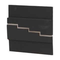 LYNX LED 1,2W, väggmonterad trappbelysning, 12V DC, 100lm, 6000K, grafit