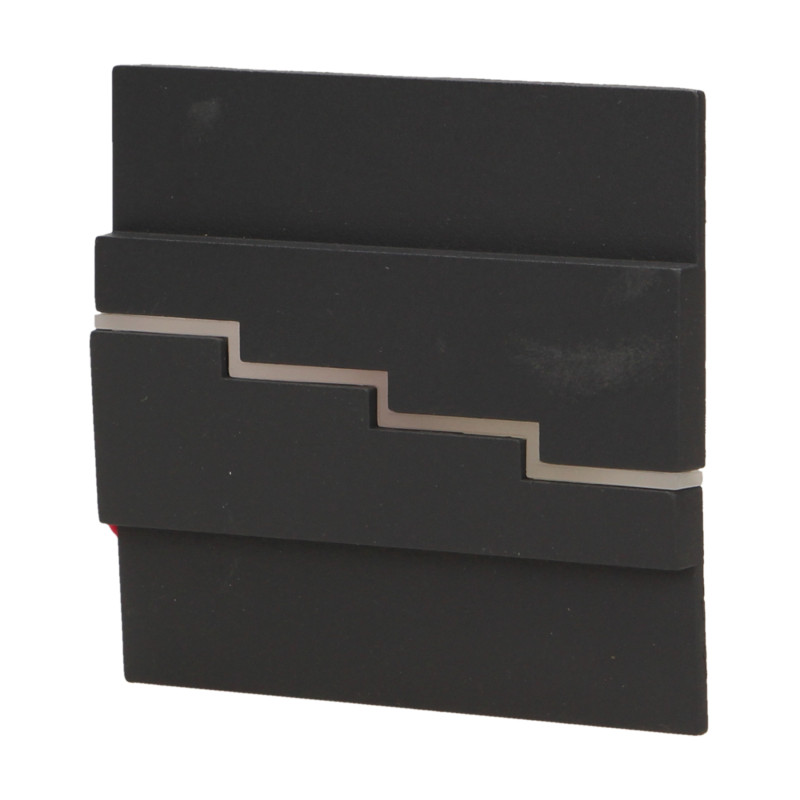 LYNX LED 1,2W, väggmonterad trappbelysning, 12V DC, 100lm, 6000K, grafit