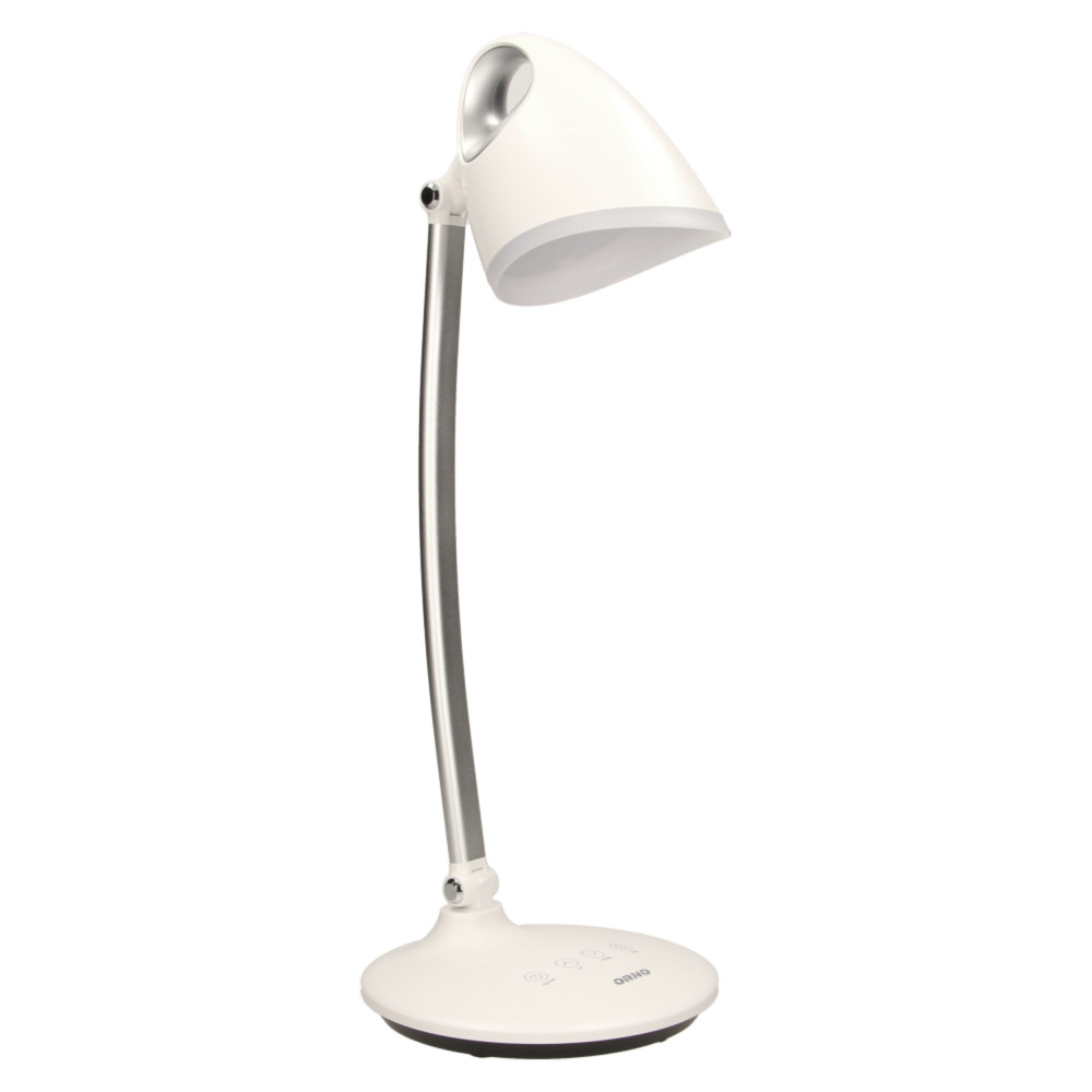 KALCYT LED 6W, lampka biurkowa, 200lm, 4000K, wyłącznik czasowy, biała KALCYT LED 6W, lampka biurkowa, 200lm, 4000K, wyłącznik czasowy, biała