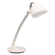 KALCYT LED 6W, skrivbordslampa, 200lm, 4000K, timerströmbrytare, vit