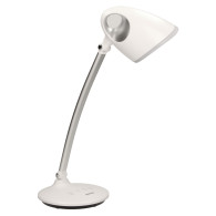KALCYT LED 6W, skrivbordslampa, 200lm, 4000K, timerströmbrytare, vit
