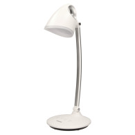 KALCYT LED 6W, skrivbordslampa, 200lm, 4000K, timerströmbrytare, vit