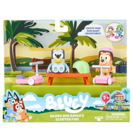 Bluey scooter riding set | HandlaSmidigt.se