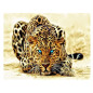 Diamantmosaik - leopard