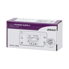 Nätaggregat för LED 12VDC 6W, IP20