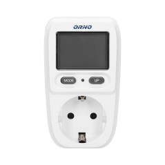 Energiförbrukningsmätare, energikalkylator med LCD-skärm, schuko-version.