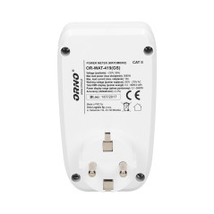 Energiförbrukningsmätare, energikalkylator med LCD-skärm, schuko-version.