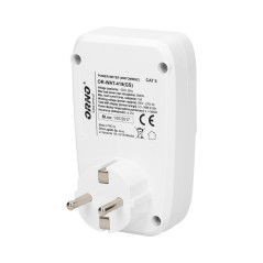 Energiförbrukningsmätare, energikalkylator med LCD-skärm, schuko-version.