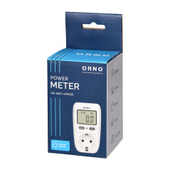 Energiförbrukningsmätare, energikalkylator med LCD-skärm, schuko-version.