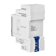 Elektronisk tidsprogrammerare, 52 program, 3 språk i menyn, 2 moduler, DIN TH-35mm