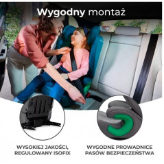 Bilbarnstol junior fix 2 i-storlek 100-150 cm rocket grey