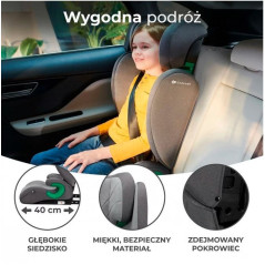 Bilbarnstol junior fix 2 i-storlek 100-150 cm rocket grey