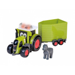 Traktor Claas med en hästsläp för glada människor. | HandlaSmidigt.se