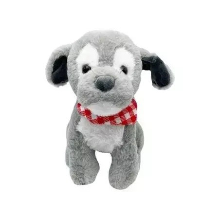 Maskot hund Azorek grå 26 cm