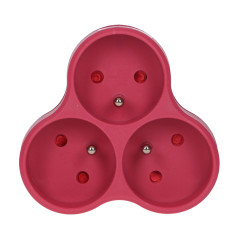 Grenuttag 3x2P+Z, rosa