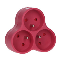 Grenuttag 3x2P+Z, rosa