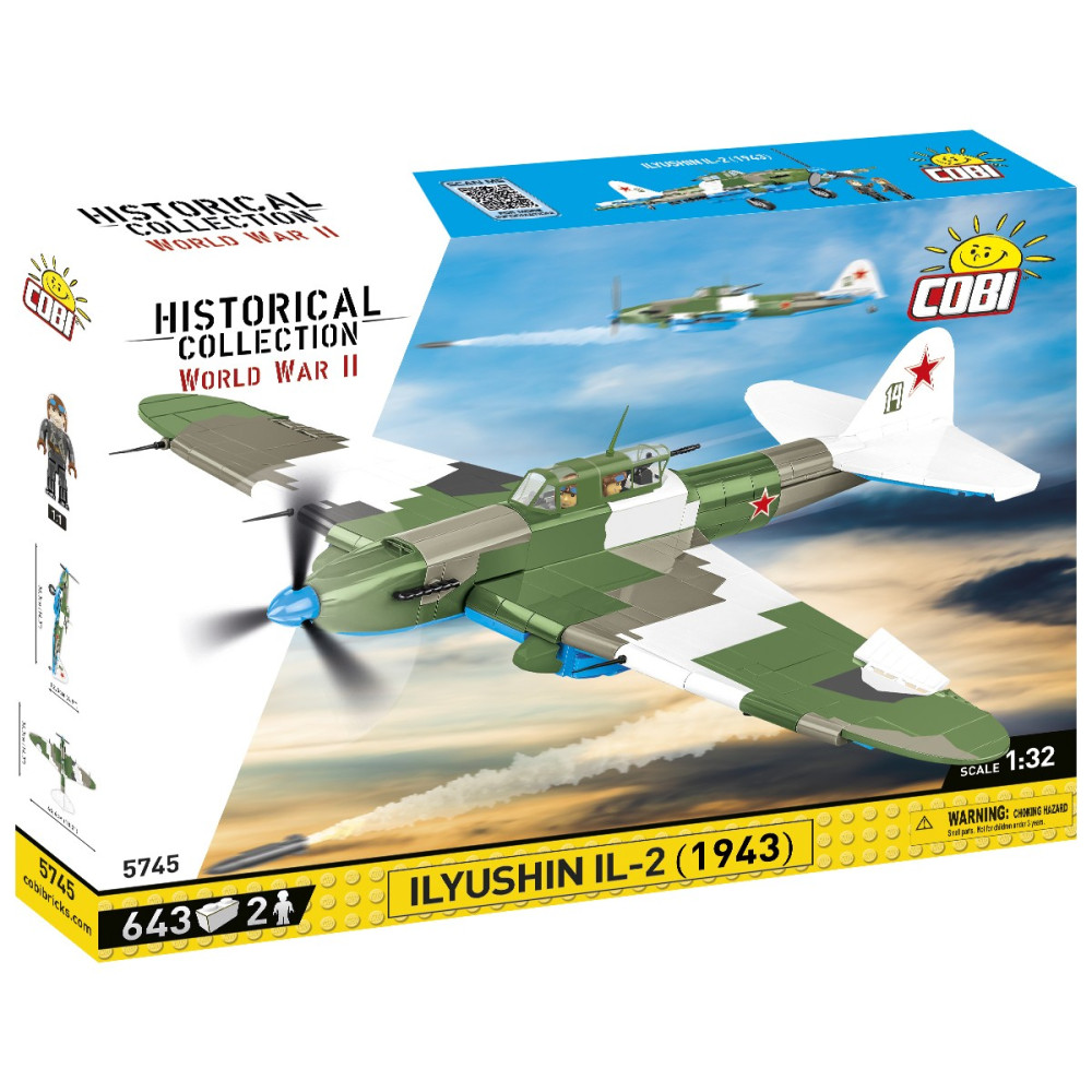 Klocki historical collection wwii ilyushin il-2 1943 643 klocki