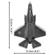 Klocki armed forces f-35b lightning ii 594 klocków