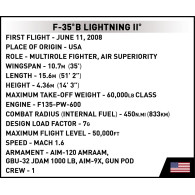 Klocki armed forces f-35b lightning ii 594 klocków