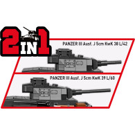 Klocki historical collection wwii panzer iii ausf. j 590 klocków