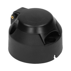 Dragkrok för släpvagn, plast, 7-stift, 12/24V