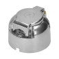 Dragfäste för släpvagn, aluminium, 7-stift, 12/24V
