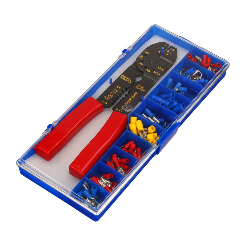 Set med hylsor + klämma 10x10