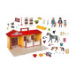 Set med landfigurer 71393 ny portabel stall