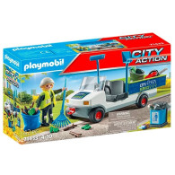 Zestaw z figurkami city action 71433 sprzątanie miasta samochodem elektryczny