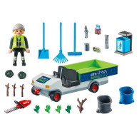 Zestaw z figurkami city action 71433 sprzątanie miasta samochodem elektryczny