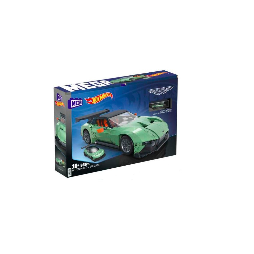 Byggsatsen Mega Hot Wheels Aston Martin Vulcan samlarutgåva.