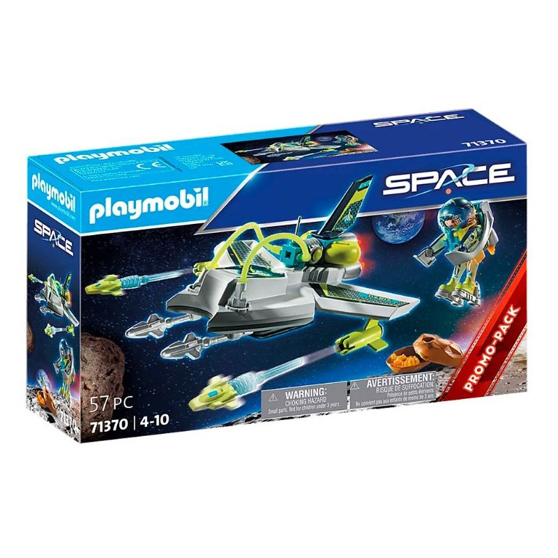 Set med rymdfigurer 71370 modern rymddron