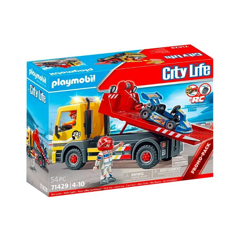 Set med city life-figurer 71429, vägassistans rc
