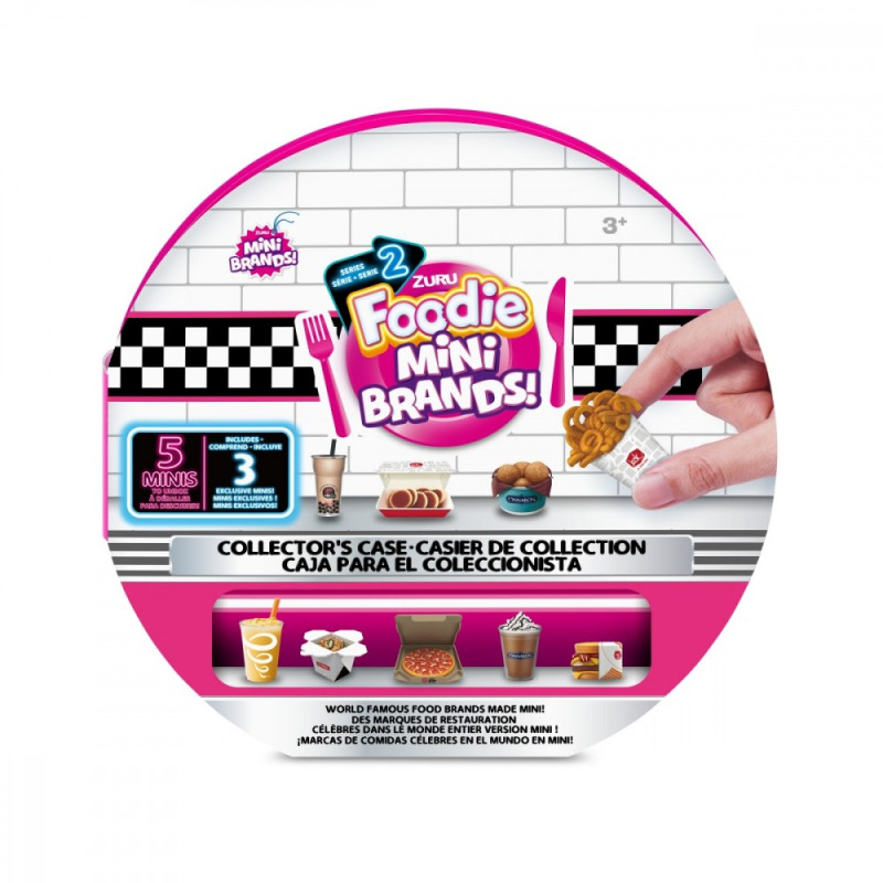 Mini Brands Foodie figurines series 2 collector's suitcase