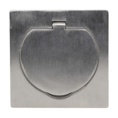 Tätningsskyddat eluttag, IP55 rostfritt stål