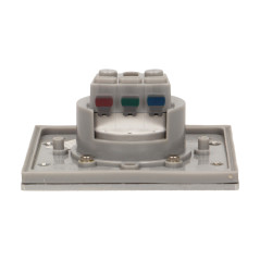 Tätningsskyddat eluttag, IP55 rostfritt stål