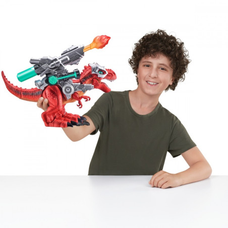 Interaktiv figur Dino Wars kampen av jättar T-Rex