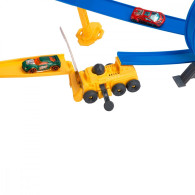 Bilring med cirkulationsplats och ramp