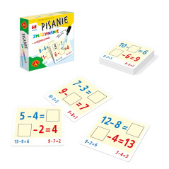 Skrivning, suddning - subtraktion