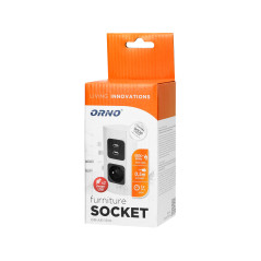 Möbeluttag 1x2P+Z, 2xUSB, Schuko-version