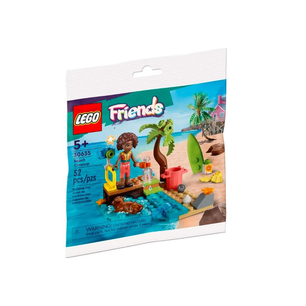 Klocki friends 30635 sprzątanie plaży